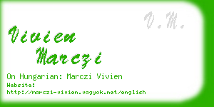 vivien marczi business card